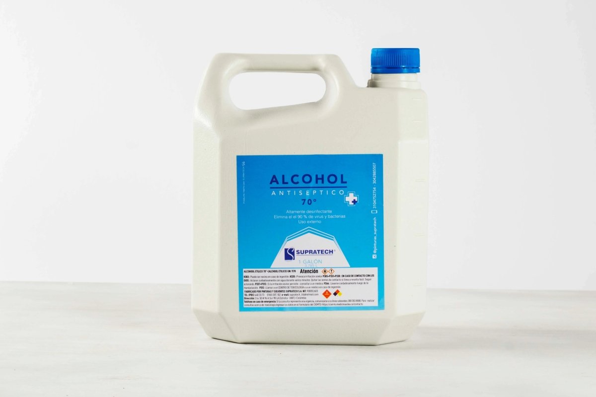 Alcohol 70º Galón 1/1 - Pinturas y Lacas