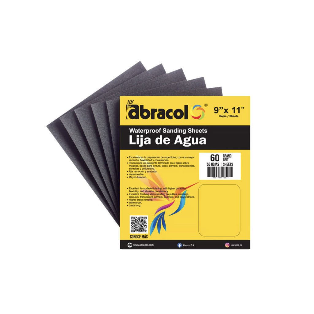 Lija Abracol - Pinturas y Lacas