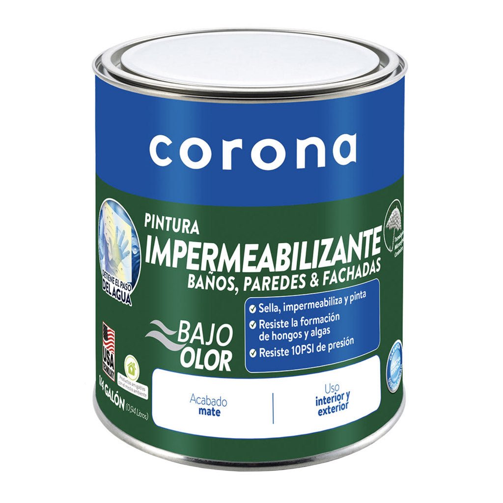 Pintura Impermeabilizante Baños Cocinas Y Fachadas - Pinturas y Lacas