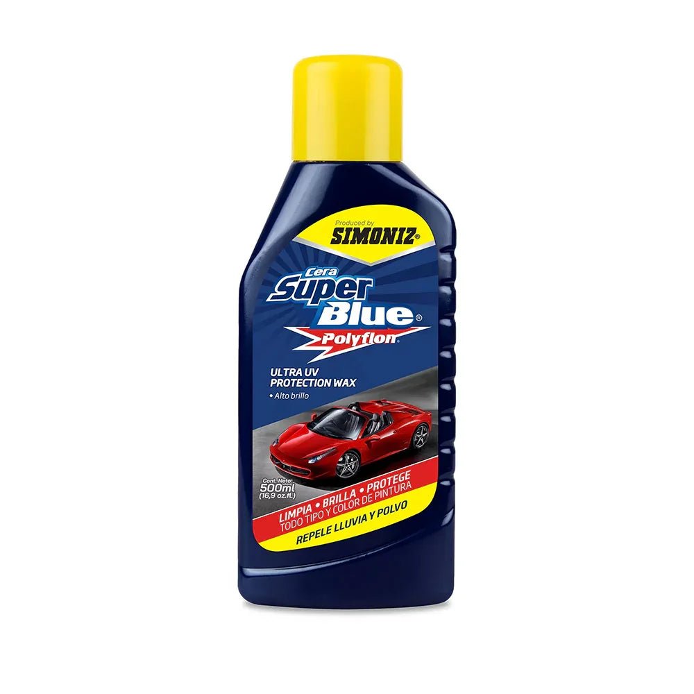 Cera Líquida Simoniz Super Blue Polyflon 500 ml - Pinturas y Lacas