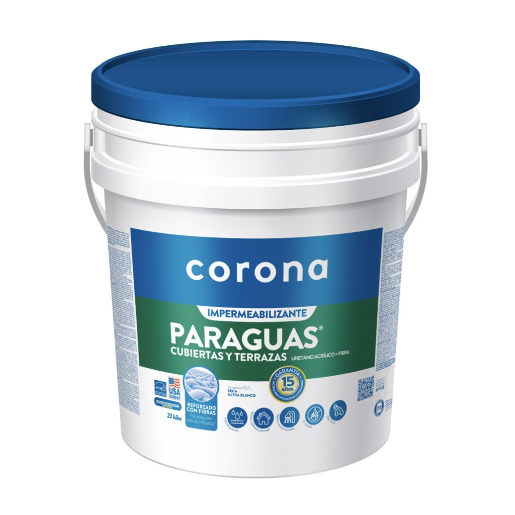 Paraguas Cubieertas Y Terrazas Cuñete Corona - Pinturas y Lacas
