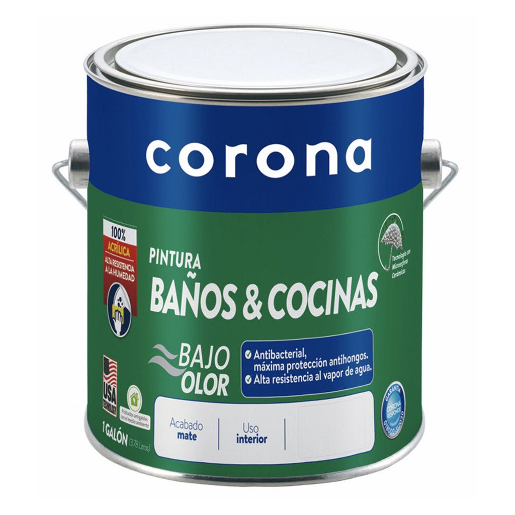 Pintura Corona Baños & Cocinas - Pinturas y Lacas